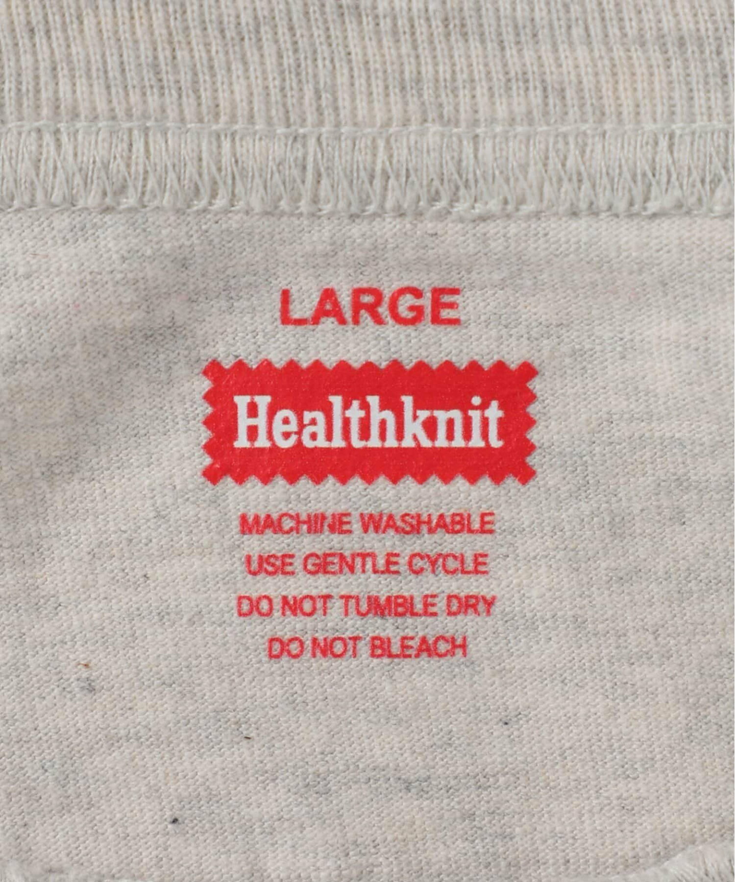 【Healthknit / ヘルスニット】別注 ヘンリーネックTシャツ